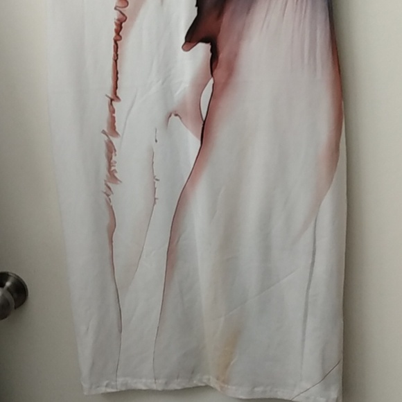 Pullover knit stretch dress size small by Shein, abstract pattern across front - Picture 4 of 11